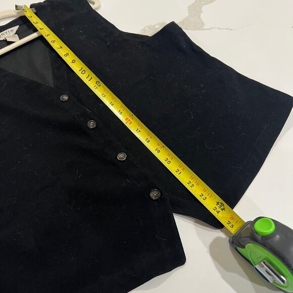 Vtg Orvis Black Button Up Vest Waistecoat V-Neck Women’s Sz L - Picture 5 of 5